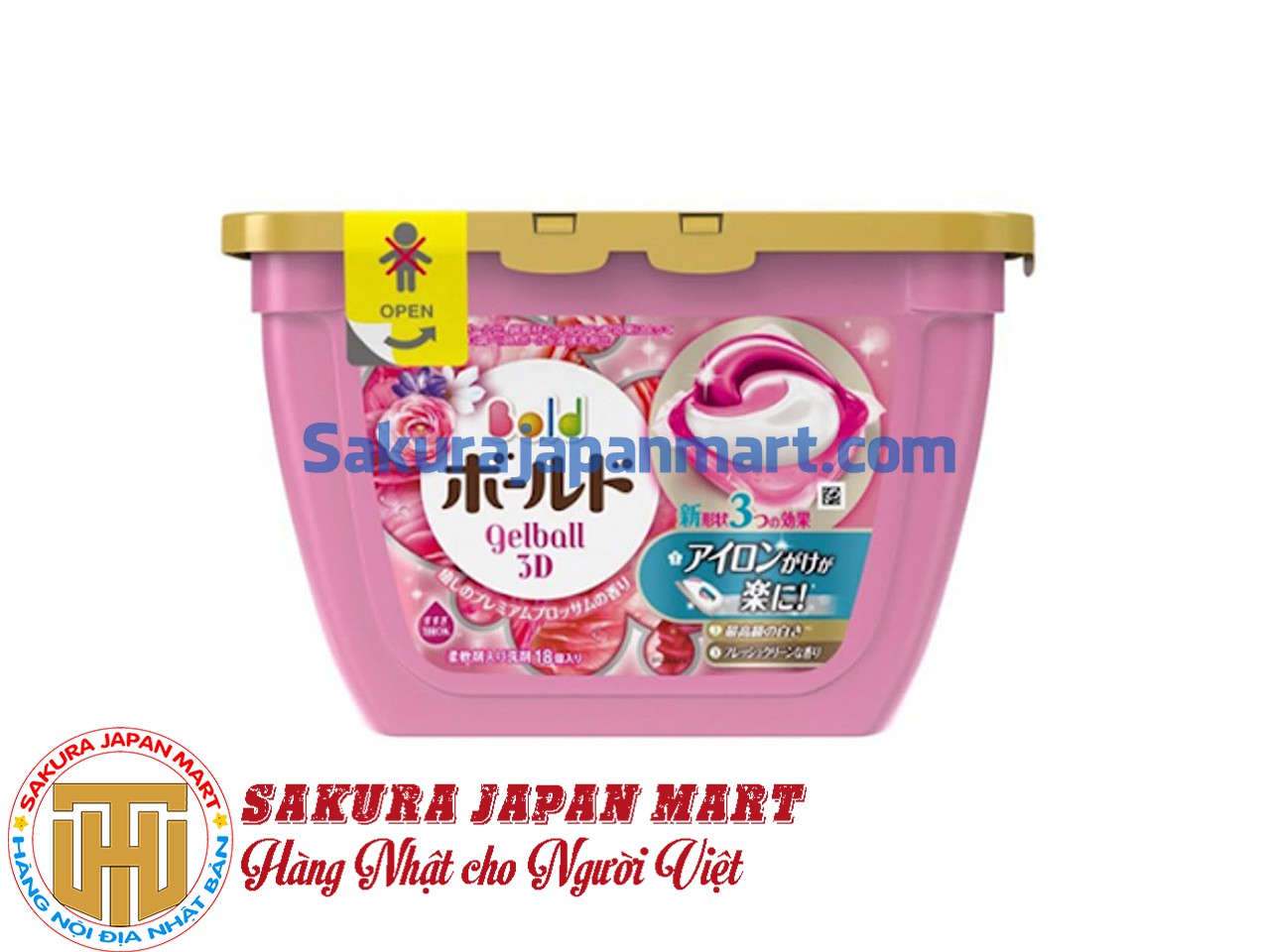 Viên giặt Gelball Hồng ( Hộp 17v)